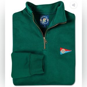 KJP green quarter zip